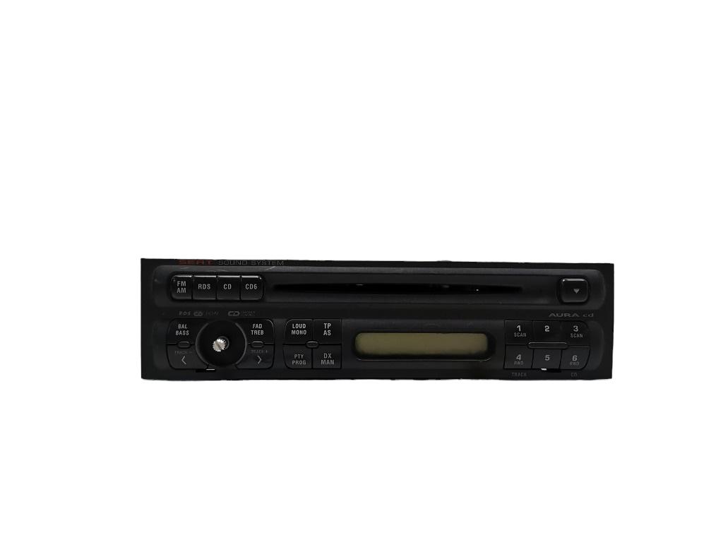 CD Player 1M0035186K Seat Leon (1M1) Hatchback 2006 1.9 TDI SEAT LEON (1M1) [ 1999 - 2006 ] OEM 1M0035186K