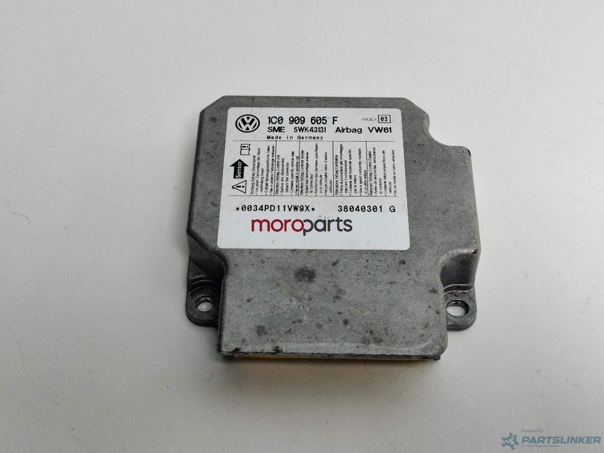 Calculator airbag SKODA SUPERB (3U4) [ 2001 - 2008 ] TDI (AVF, AWX) 96KW|130HP VAG OEM 1C0909605F
