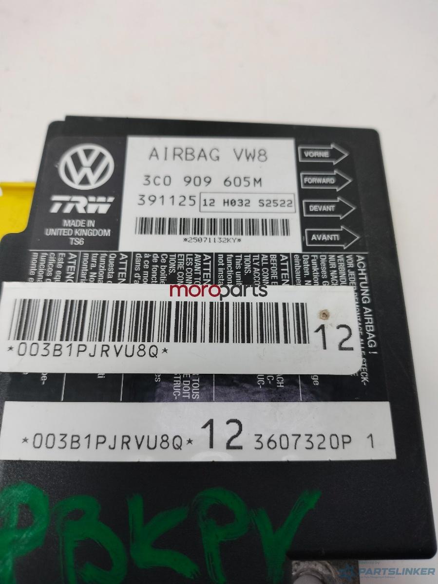 Calculator airbag VOLKSWAGEN PASSAT (3C2) [ 2005 - 2010 ] FSI (AXX, BPY, BWA, CAWB, CBFA, CCTA, CCZA) 147KW|200HP OEM 3C0909605M