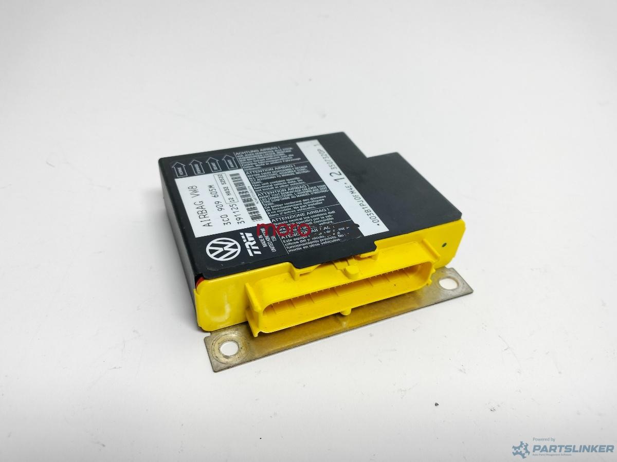 Calculator airbag VOLKSWAGEN PASSAT (3C2) [ 2005 - 2010 ] TDI (BMP) 103KW|140HP OEM 3C0909605M