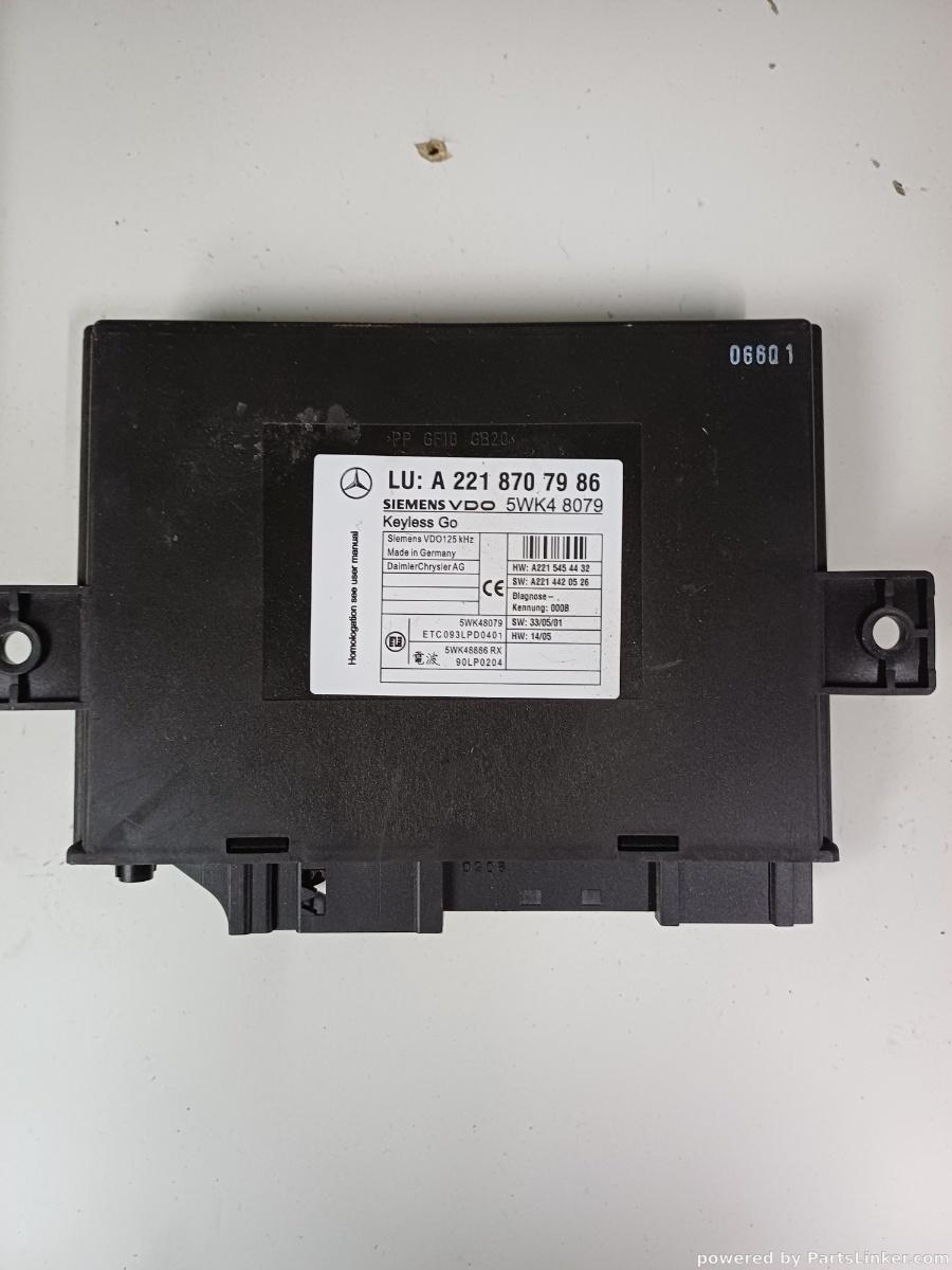 Modul inchidere centralizata MERCEDES-BENZ S-CLASS II (W221, C215) [ 2005 - 2013 ] OEM A2218707986