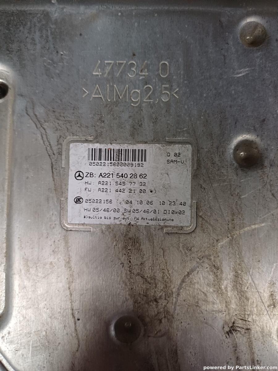 Calculator confort / modul sam MERCEDES-BENZ S-CLASS II (W221, C215) [ 2005 - 2013 ] OEM A2215402862 – foto 2