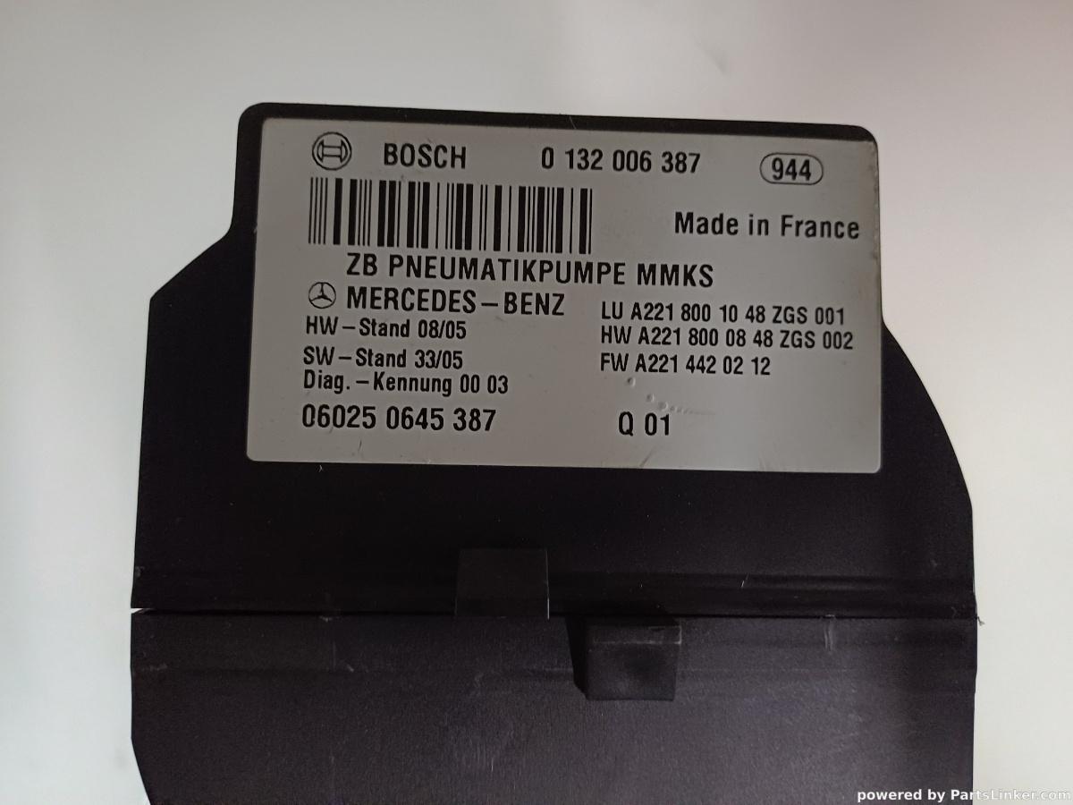Sistem vacum scaune MERCEDES-BENZ S-CLASS II (W221, C215) [ 2005 - 2013 ] OEM A221801048ZGS001 – foto 2