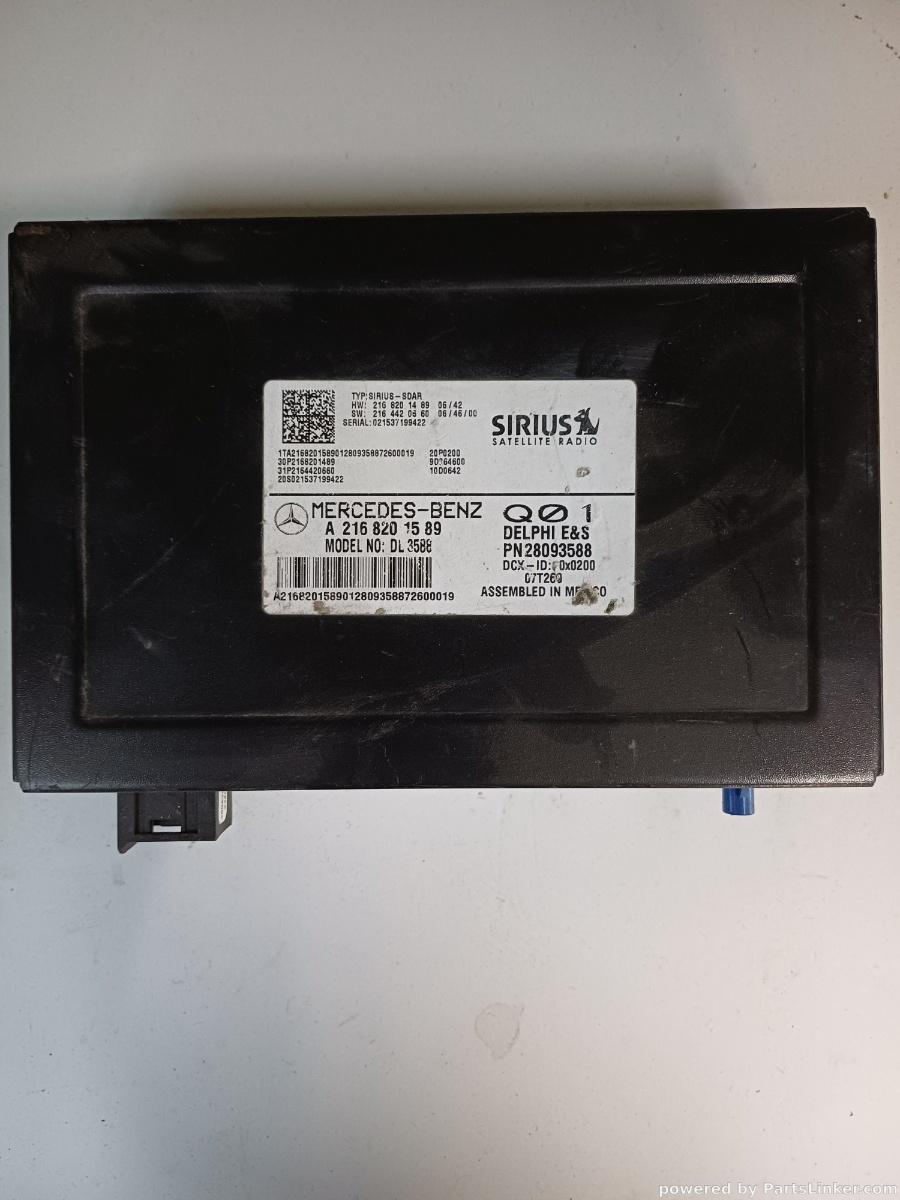 Modul control Radio prin satelit MERCEDES-BENZ S-CLASS II (W221, C215) [ 2005 - 2013 ] OEM A2168201589