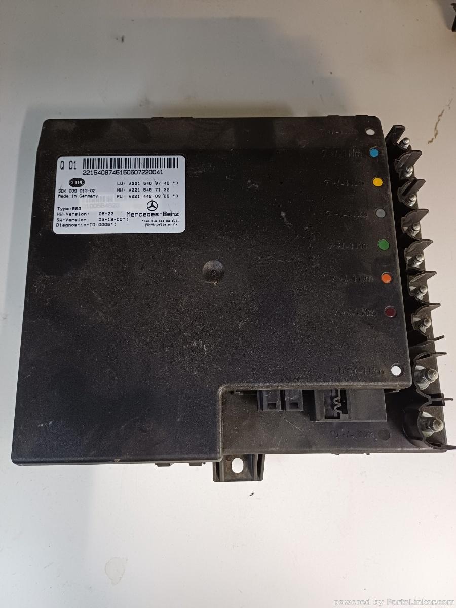 Panou sigurante modul control baterie  MERCEDES-BENZ S-CLASS II (W221, C215) [ 2005 - 2013 ] HELLA OEM 5DK00901302
