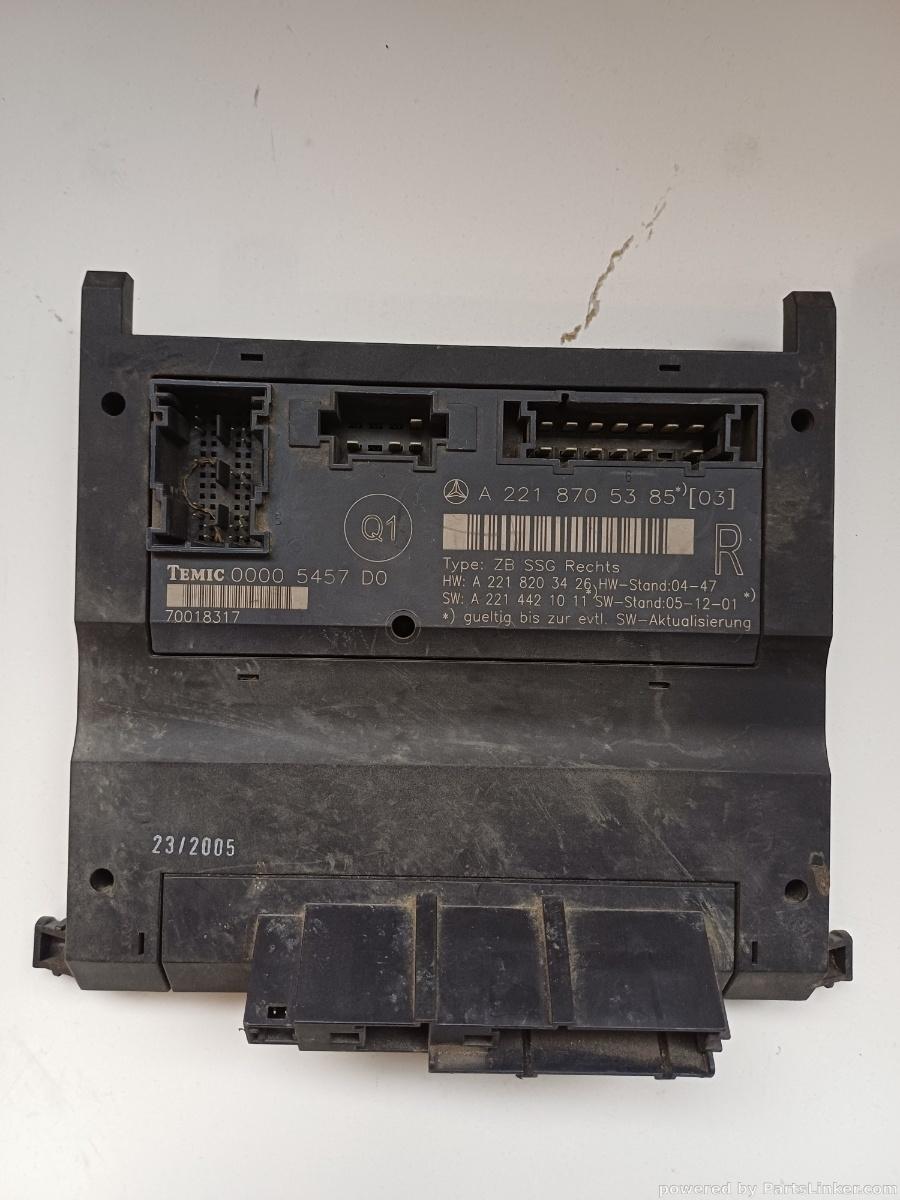 Calculator confort MERCEDES-BENZ S-CLASS II (W221, C215) [ 2005 - 2013 ] OEM A2218705385