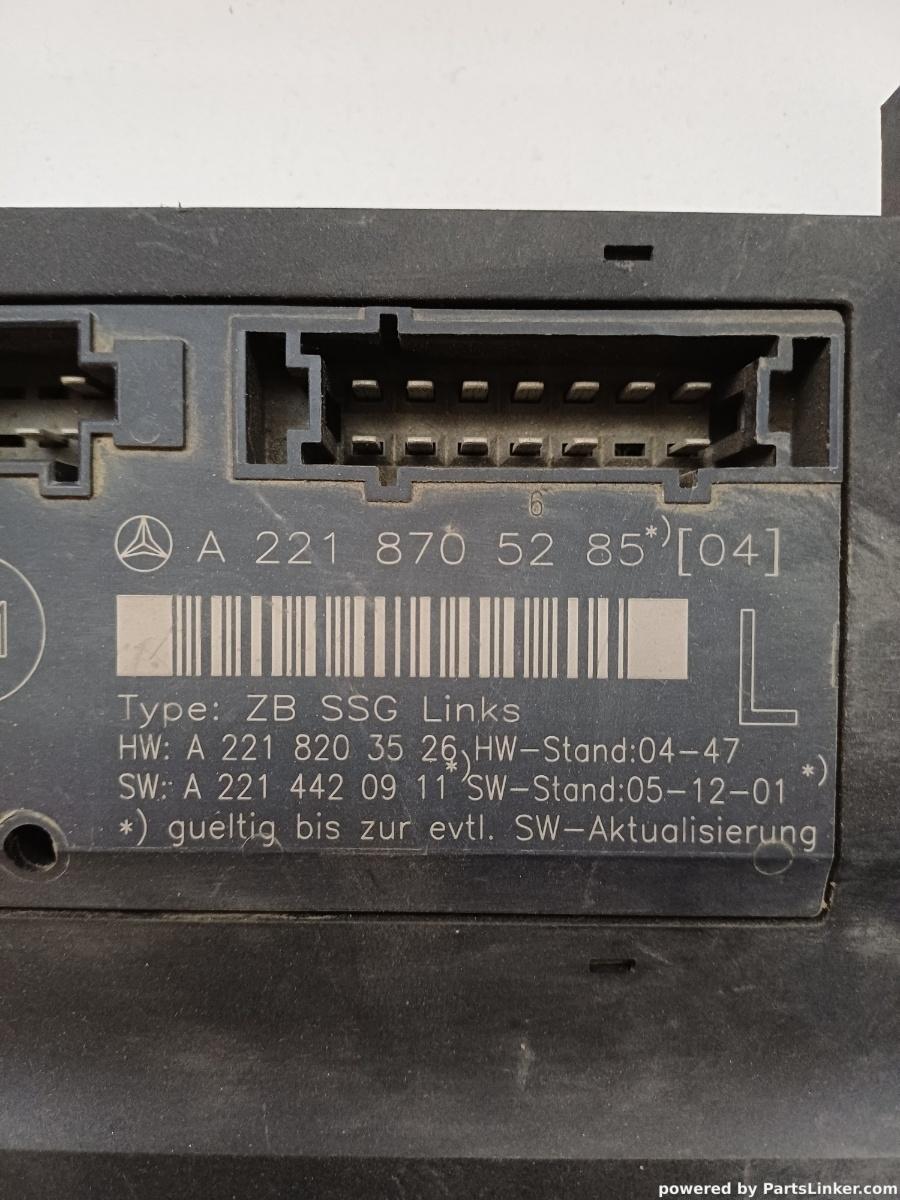 Calculator confort MERCEDES-BENZ S-CLASS II (W221, C215) [ 2005 - 2013 ] OEM A2218705285 – foto 2