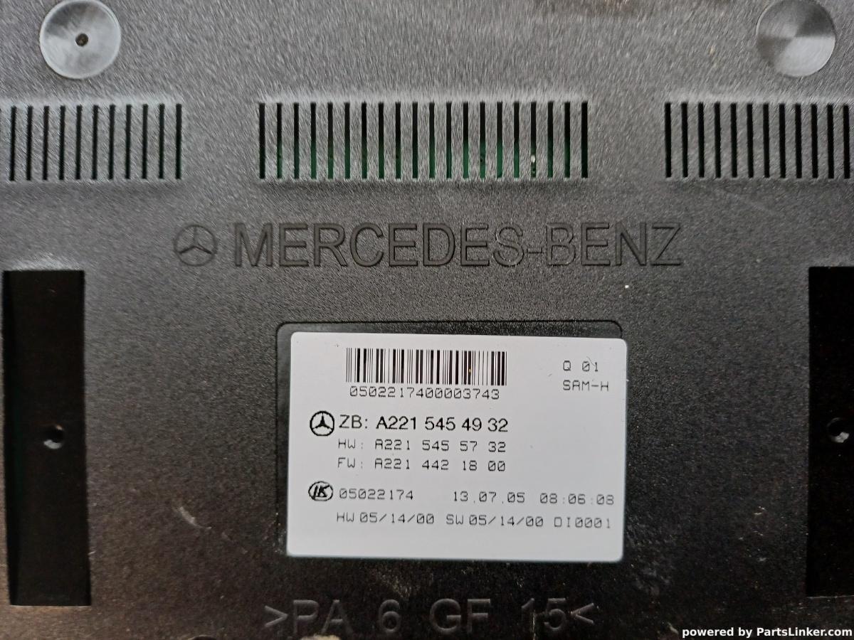 Calculator confort MERCEDES-BENZ S-CLASS II (W221, C215) [ 2005 - 2013 ] OEM A2215454932 – foto 2