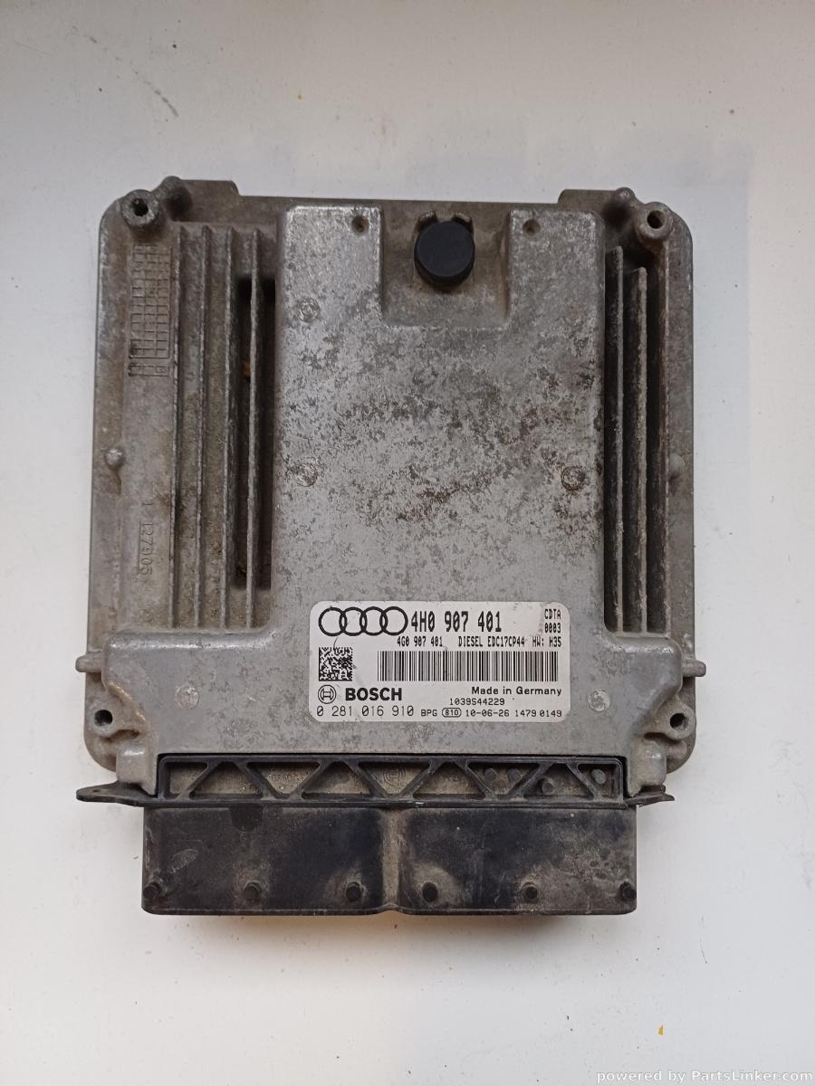 ECU modul/unitate de control motor AUDI A8 III 4H2, 4H8, 4HC, 4HL 2009 - 2018 TDI quattro CDTA, CDTC, CMHA BOSCH 0281016910 4H0907401