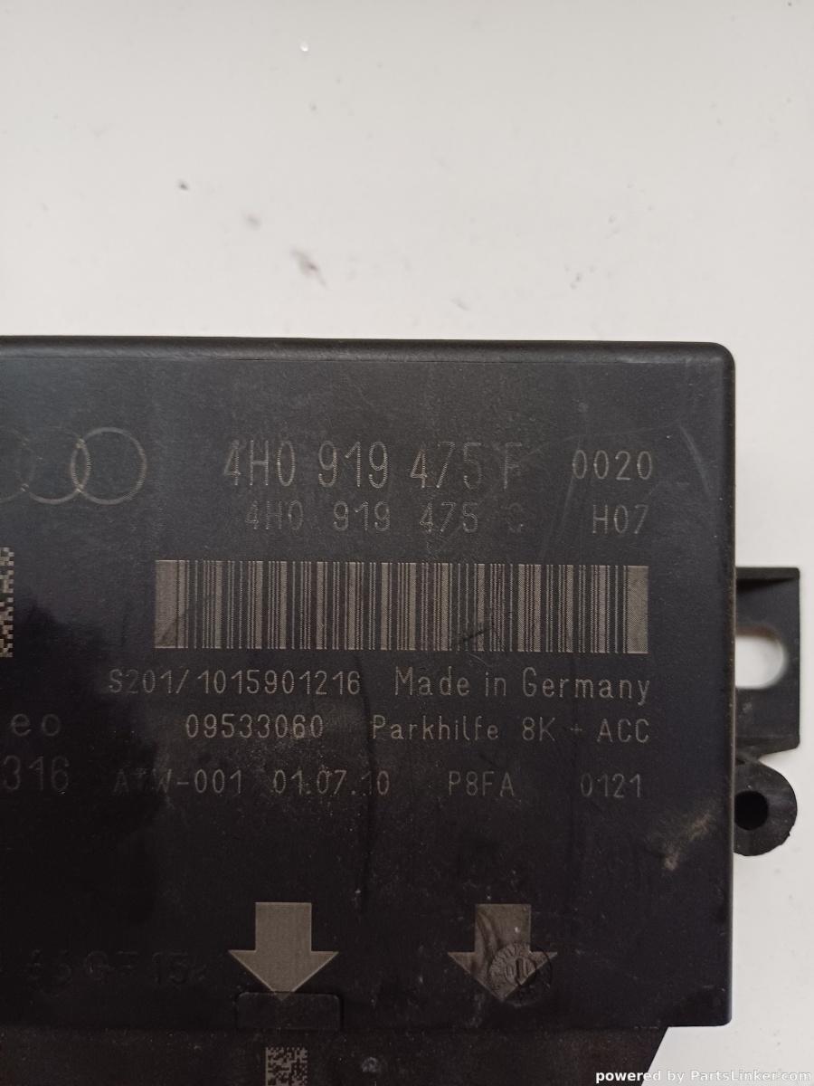 Calculator confort senzori parcare AUDI A8 III (4H2, 4H8, 4HC, 4HL) [ 2009 - 2018 ] OEM 4H0919475F – foto 2
