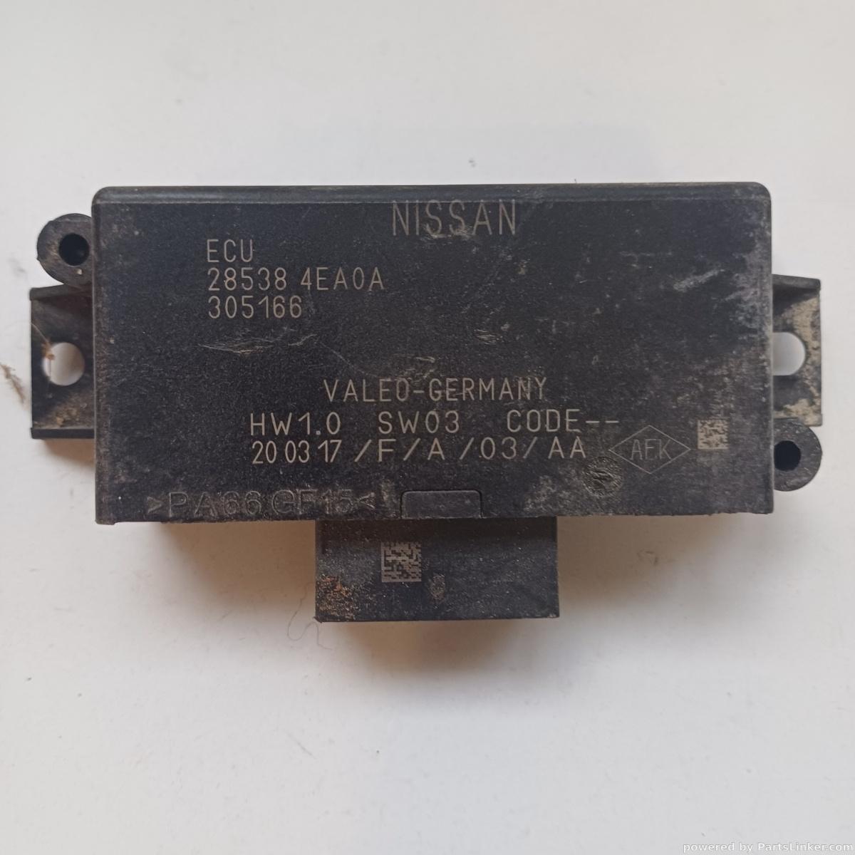 Alarma parcare, mers inapoi Parktronic NISSAN QASHQAI II (J11, J11_) [ 2013 - > ] OEM 285383EA0A