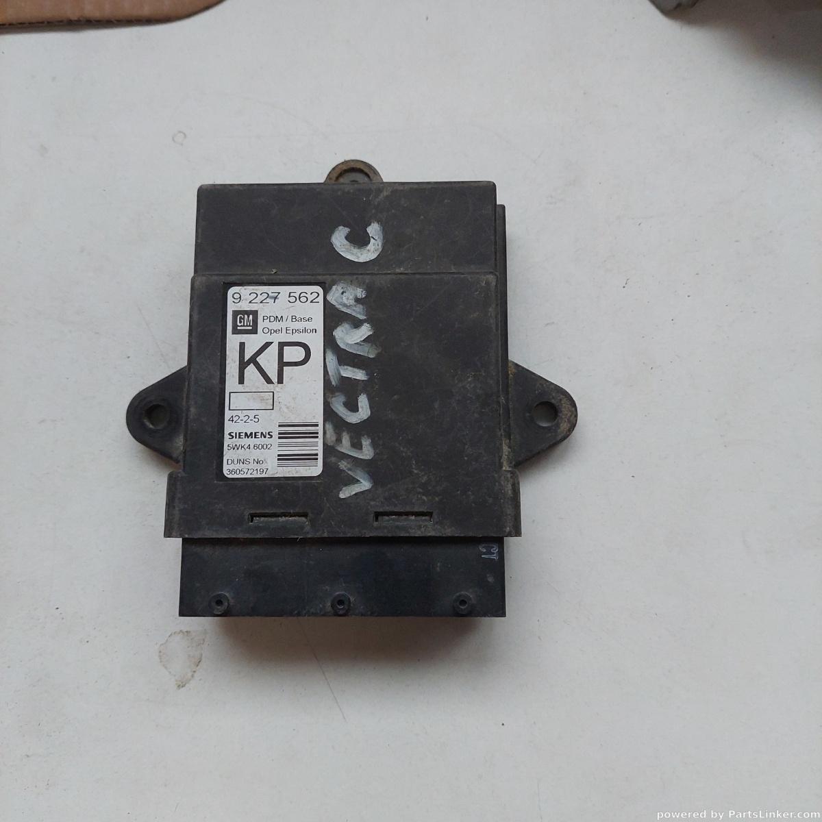 Modul control OPEL VECTRA C (Z02) [ 2002 - 2009 ] OEM 9227562