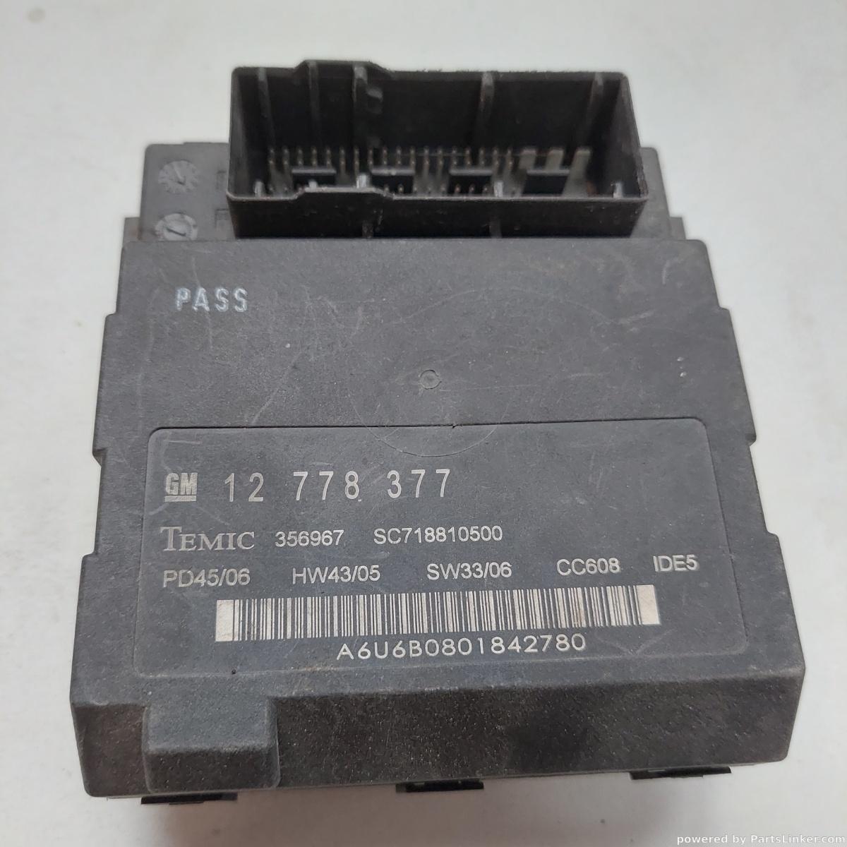 Calculator/Modul BCM  SAAB 9-3 (YS3F) [ 2002 - 2015 ] OEM 12778377