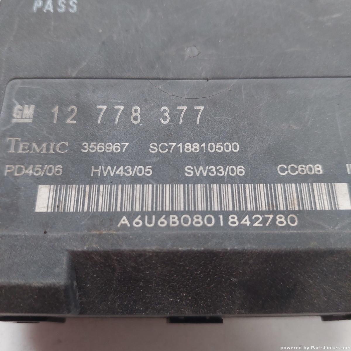 Calculator/Modul BCM  SAAB 9-3 (YS3F) [ 2002 - 2015 ] OEM 12778377 – foto 2
