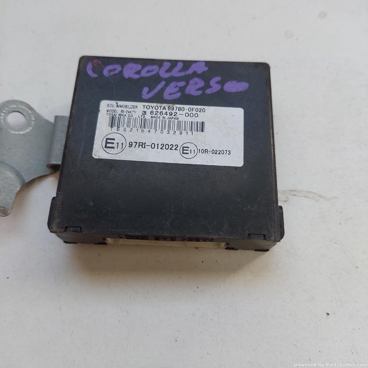 Imobilizator TOYOTA COROLLA Verso (ZER_, ZZE12_, R1_) [ 2004 - 2009 ]
