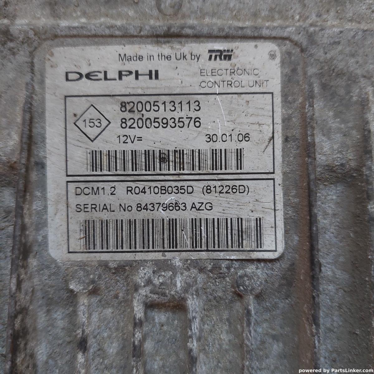 Calculator motor ECU DACIA LOGAN (LS_) [ 2004 - > ] OEM 8200513113 – foto 2