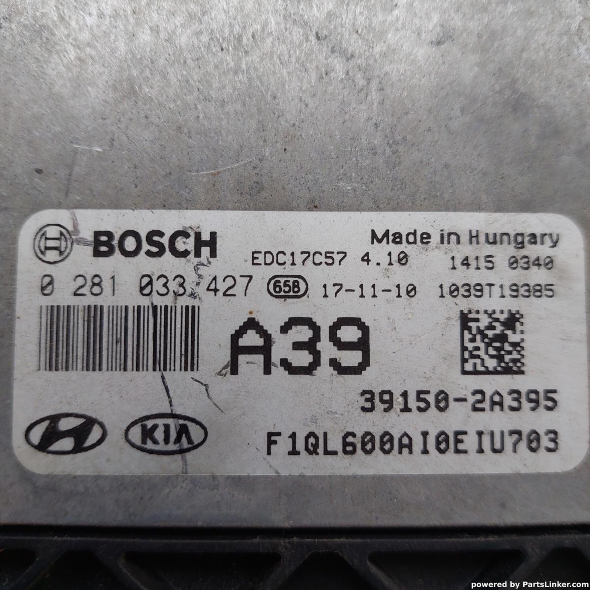 Calculator motor KIA SPORTAGE SL 2009 - > 1.7 CRDi D4FD 0281033427 – foto 2
