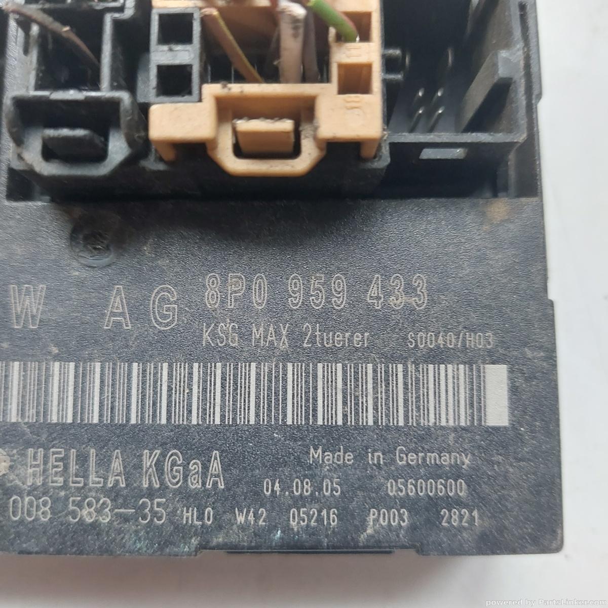 Modul confort  AUDI A3 II (8P1) [ 2003 - 2013 ] OEM 8p0959433 – foto 2