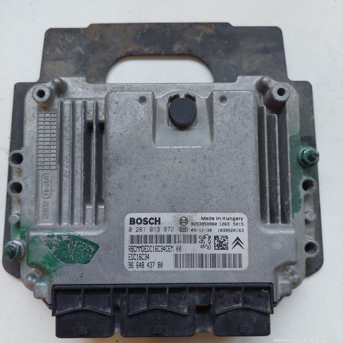 Calculator ECU PEUGEOT 308 (4A_, 4C_) [ 2007 - > ] OEM 0281013872