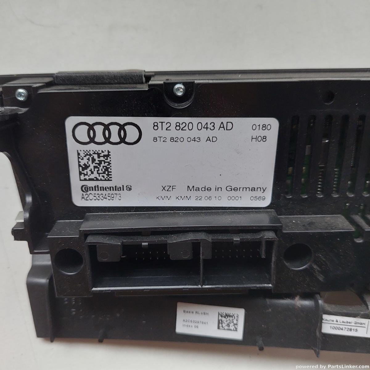 Panou comanda AC AUDI A5/S5 (8T3) [ 2007 - 2017 ] OEM 8t820043ad – foto 2