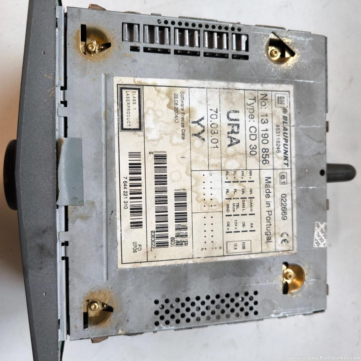 CD player auto OPEL VECTRA C (Z02) [ 2002 - 2009 ] OEM 13190856 – foto 2