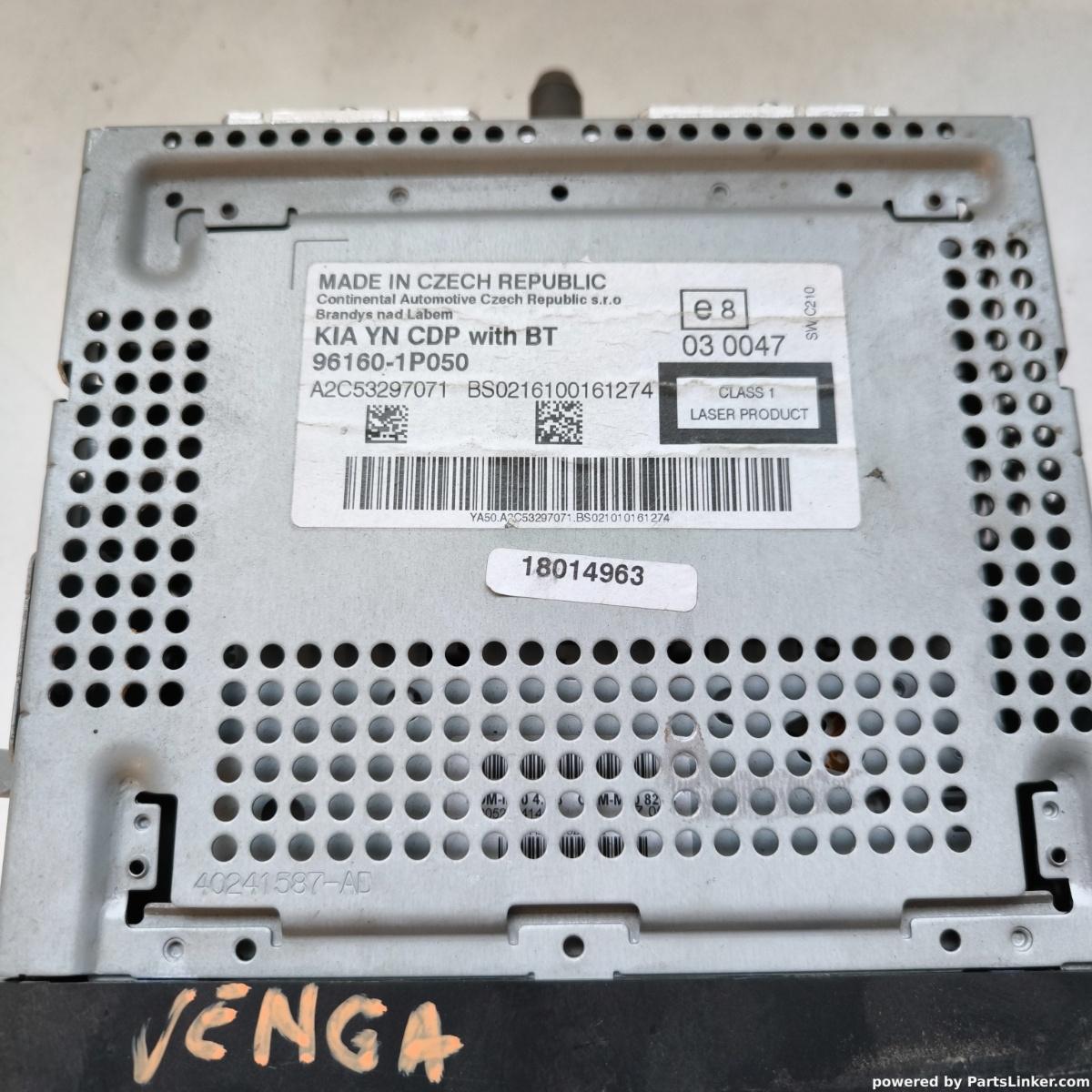 CD player auto KIA VENGA (YN) [ 2010 - > ] OEM 961601p50 – foto 2