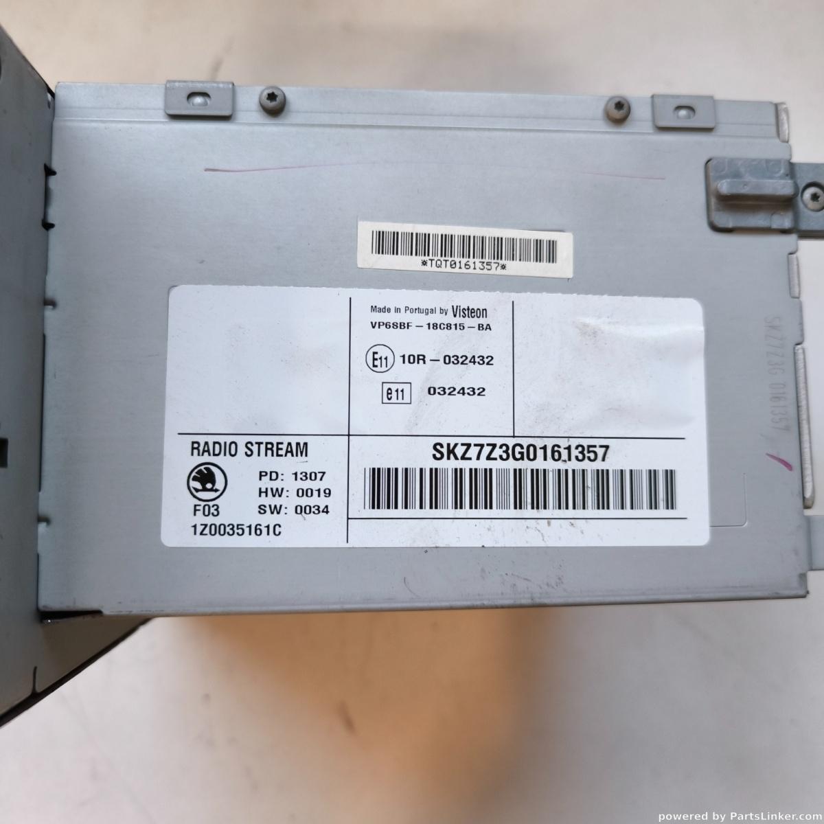 CD player auto SKODA OCTAVIA (1Z3) [ 2004 - 2013 ] OEM 1z0035116c – foto 2