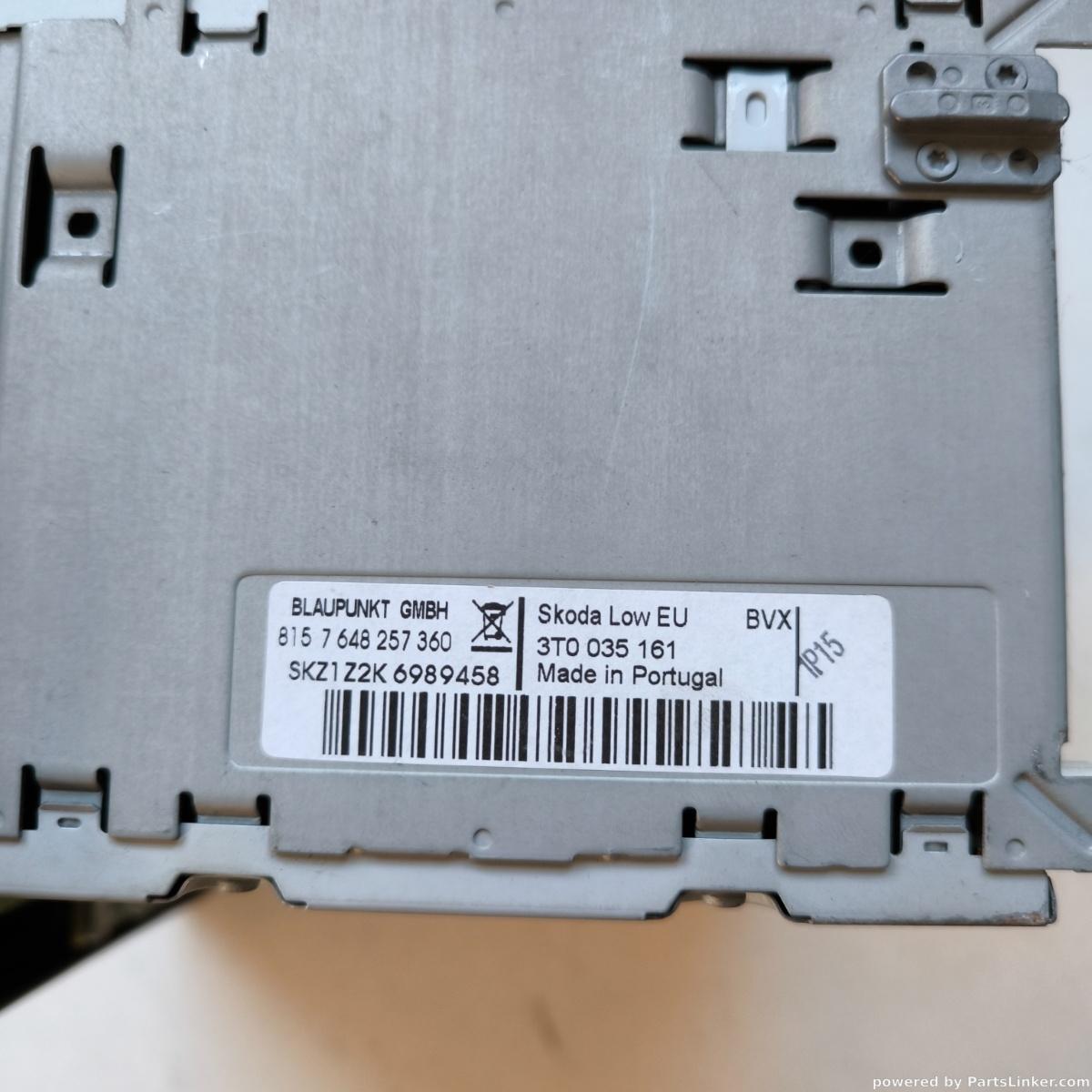 CD player auto SKODA SUPERB III Estate (3T5) [ 2009 - 2015 ] OEM 3t0035161 – foto 2