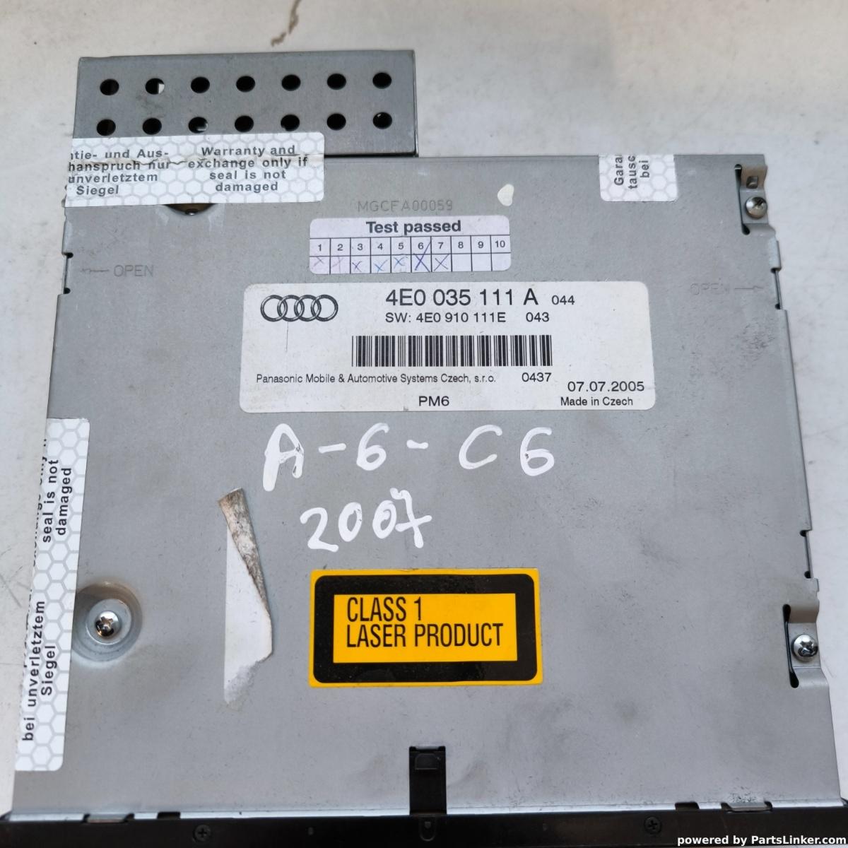 Magazie CD AUDI A6 III Allroad (4FH, C6) [ 2006 - 2011 ] OEM 4e0035111a – foto 2