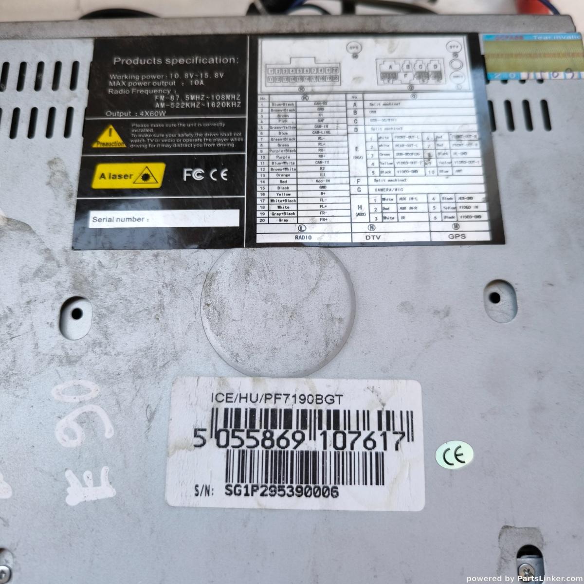 CD player auto BMW 3 V (E90) [ 2004 - 2012 ] OEM 94949473626 – foto 2