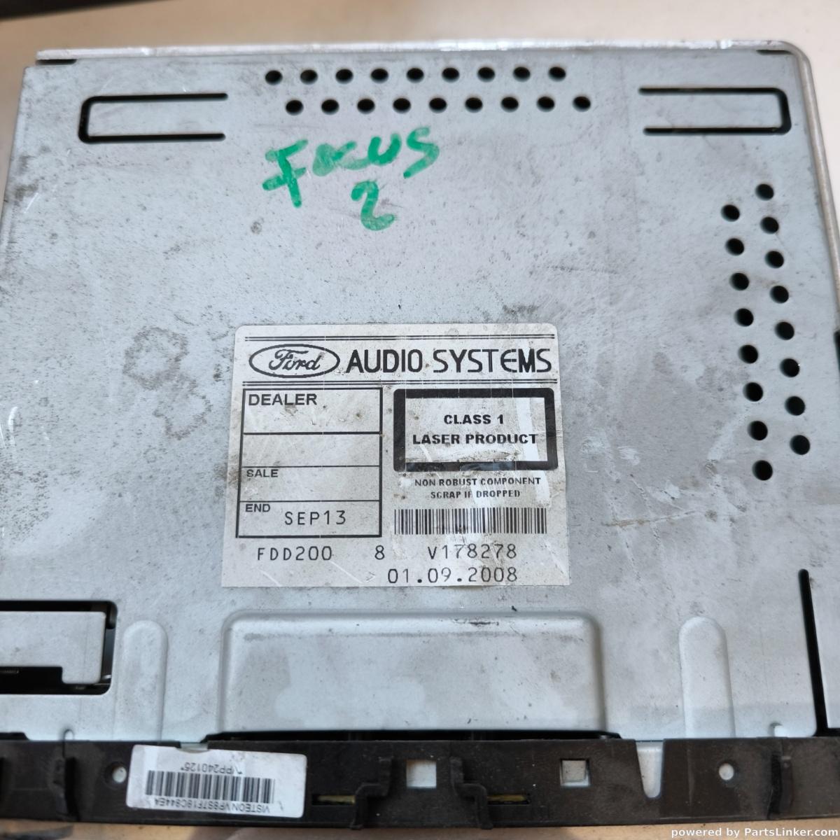 CD player auto FORD FOCUS II DA_, HCP, DP 2004 - 2013 1.6 TDCi GPDA, GPDB, GPDC, HHDA, HHDB 178278 – foto 2