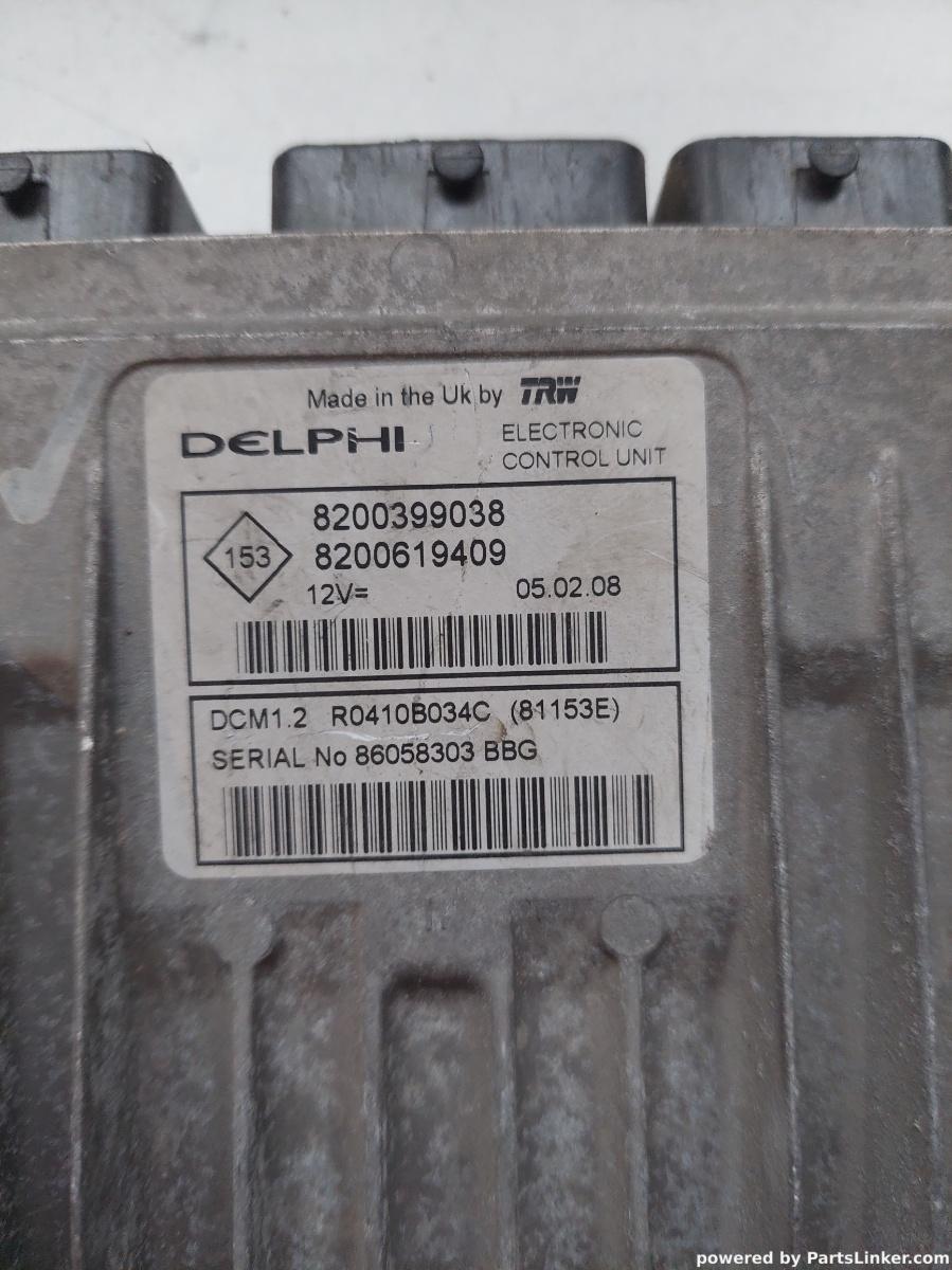 Calculator motor RENAULT MEGANE II Saloon LM0/1_ 2003 - > 8200399038 – foto 2
