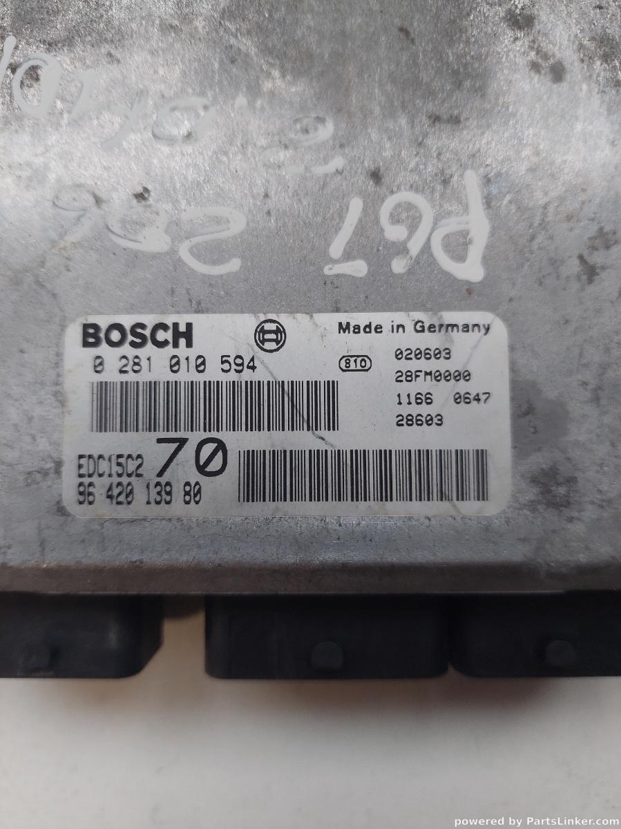 Calculator ECU PEUGEOT 206 CC 2D 2000 - > 2.0 HDI 0281010594 – foto 2