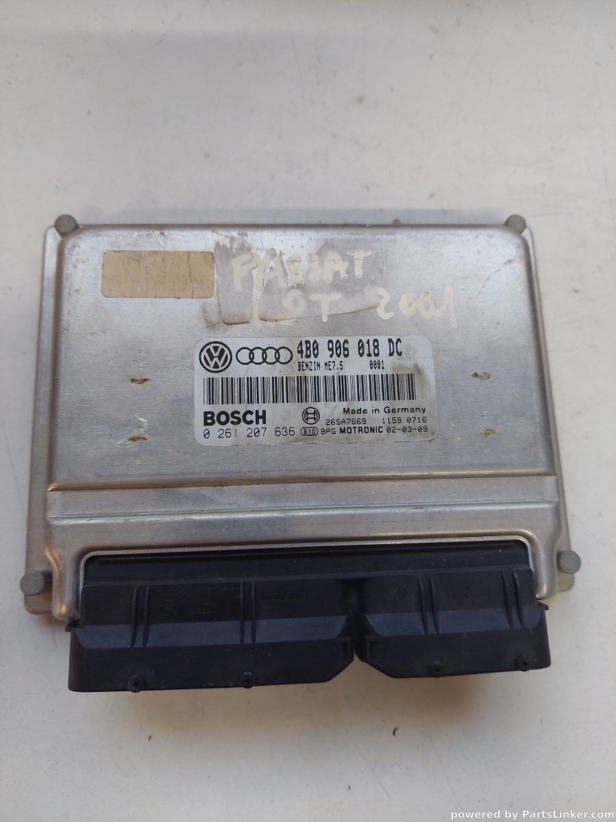 Calculator ECU VOLKSWAGEN PASSAT 3B3 2000 - 2005 1.8 T 20V AWL, AWT, VW (SVW) PASSAT Saloon B5 2000 - 2009 4b0906018dc