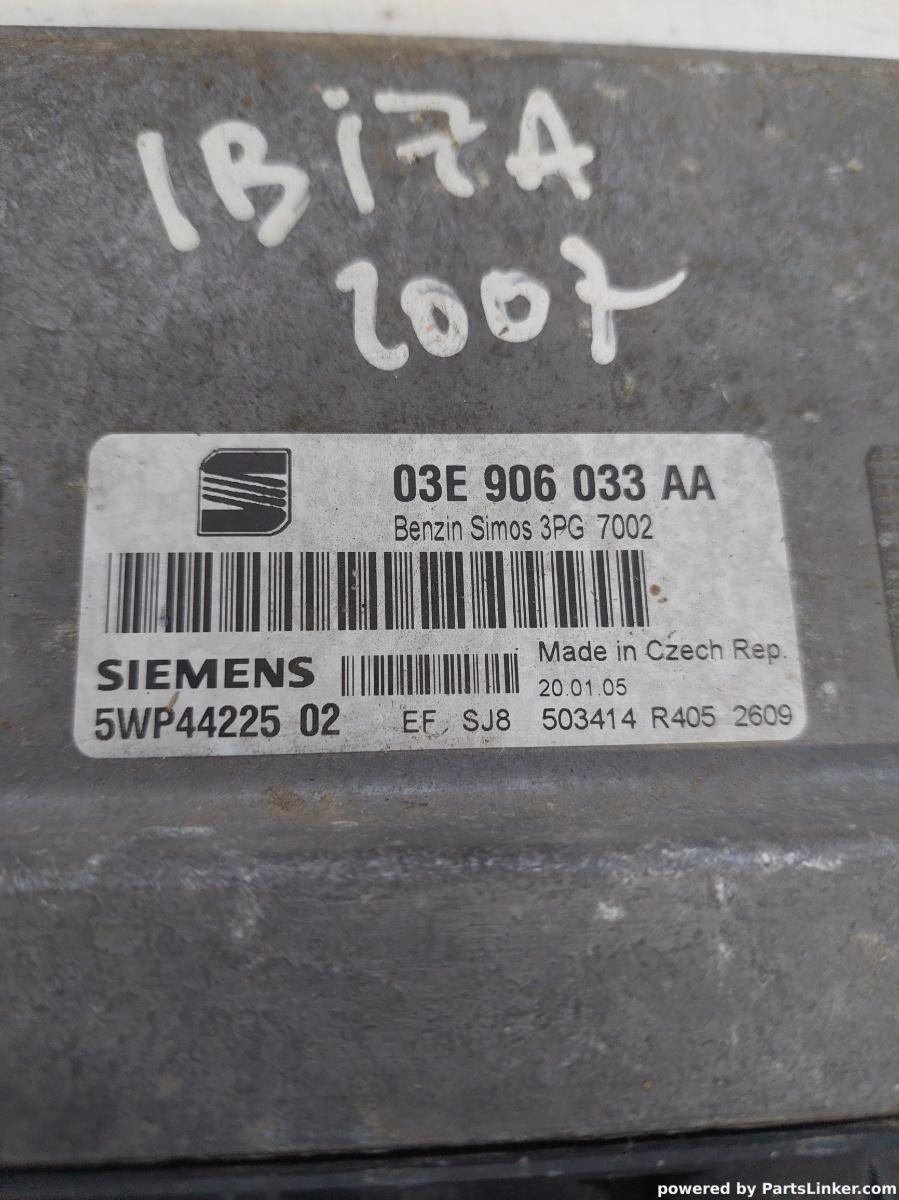 Calculator ECU SEAT IBIZA IV (6L1) [ 2002 - 2009 ] OEM 03e906033aa – foto 2