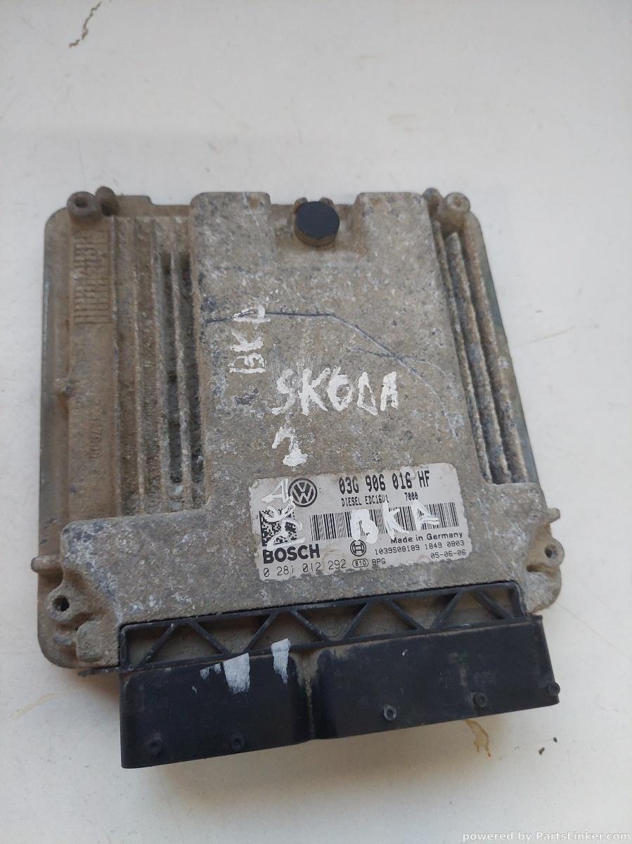 Calculator ECU SKODA OCTAVIA (1Z3) [ 2004 - 2013 ] OEM 03g906016hf