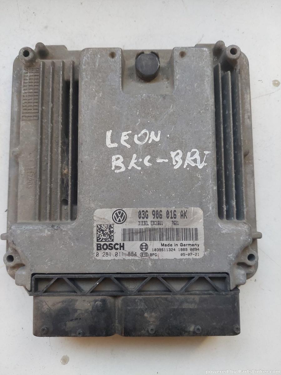 Calculator ECU SEAT LEON II (1P1) [ 2005 - 2013 ] OEM 03g906016ak