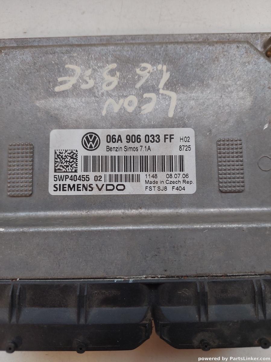 Calculator ECU SEAT LEON II (1P1) [ 2005 - 2013 ] OEM 06a906033ff – foto 2