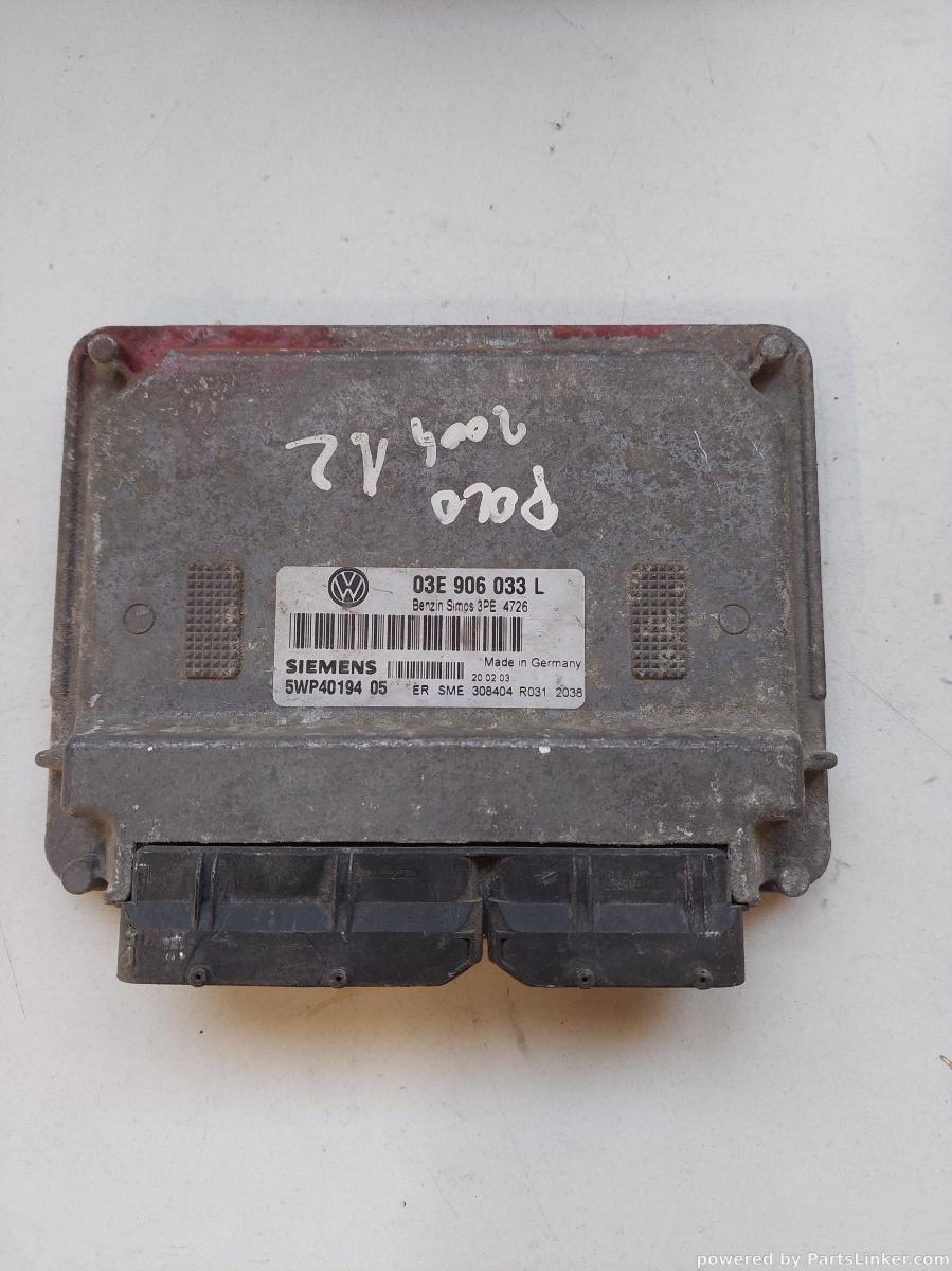 Calculator ECU VOLKSWAGEN POLO Saloon (9N4) [ 2002 - 2010 ] OEM 03e906033l