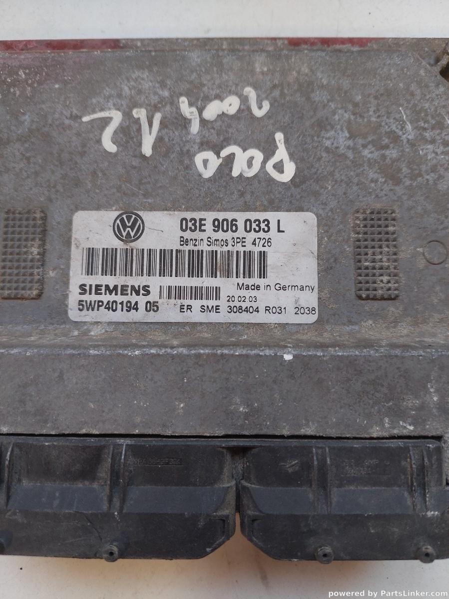 Calculator ECU VOLKSWAGEN POLO Saloon (9N4) [ 2002 - 2010 ] OEM 03e906033l – foto 2