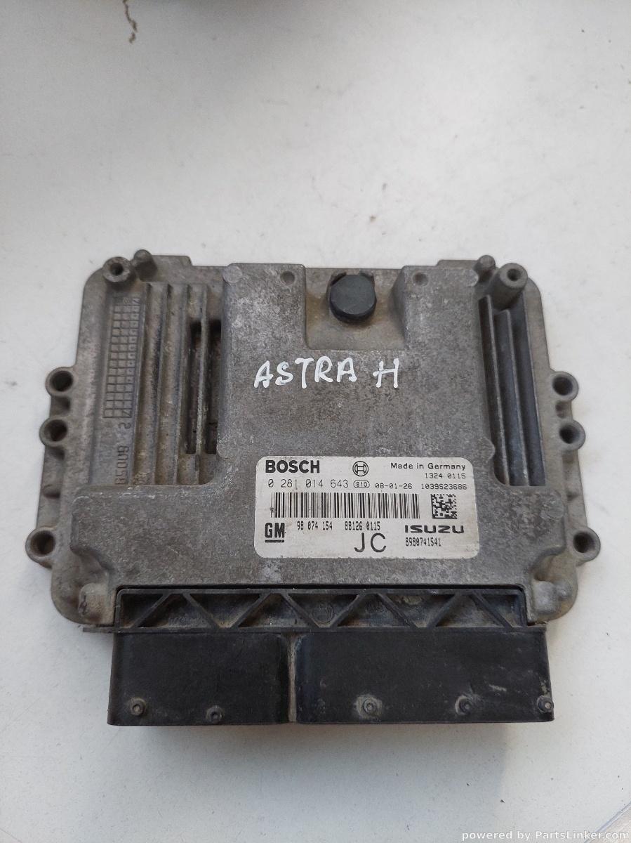 Calculator ECU OPEL ASTRA H GTC (L08, A04) [ 2005 - 2010 ] OEM 0281014643