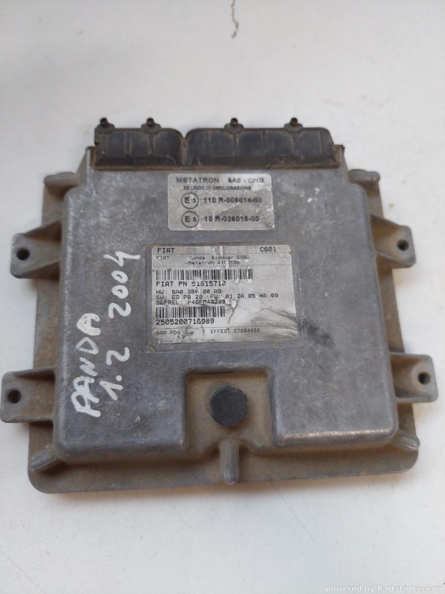 Calculator ECU FIAT PANDA 169_ 2003 - > 51815710