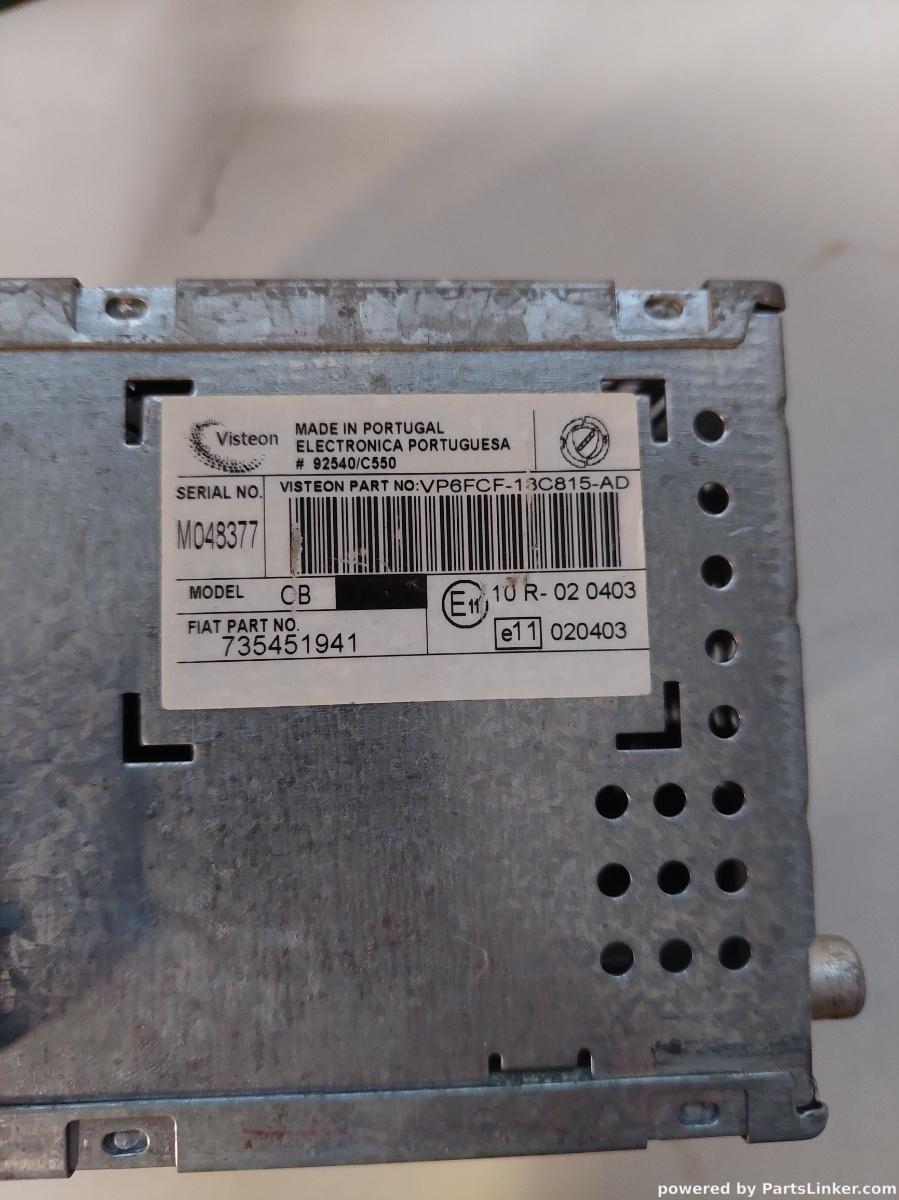 CD player auto FIAT BRAVO II (198) [ 2006 - > ] OEM 735451941 – foto 3