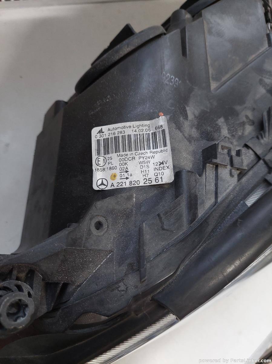 Far xenon stanga fata MERCEDES-BENZ S-CLASS II W221, C215 2005 - 2013 A2218202561 – foto 3