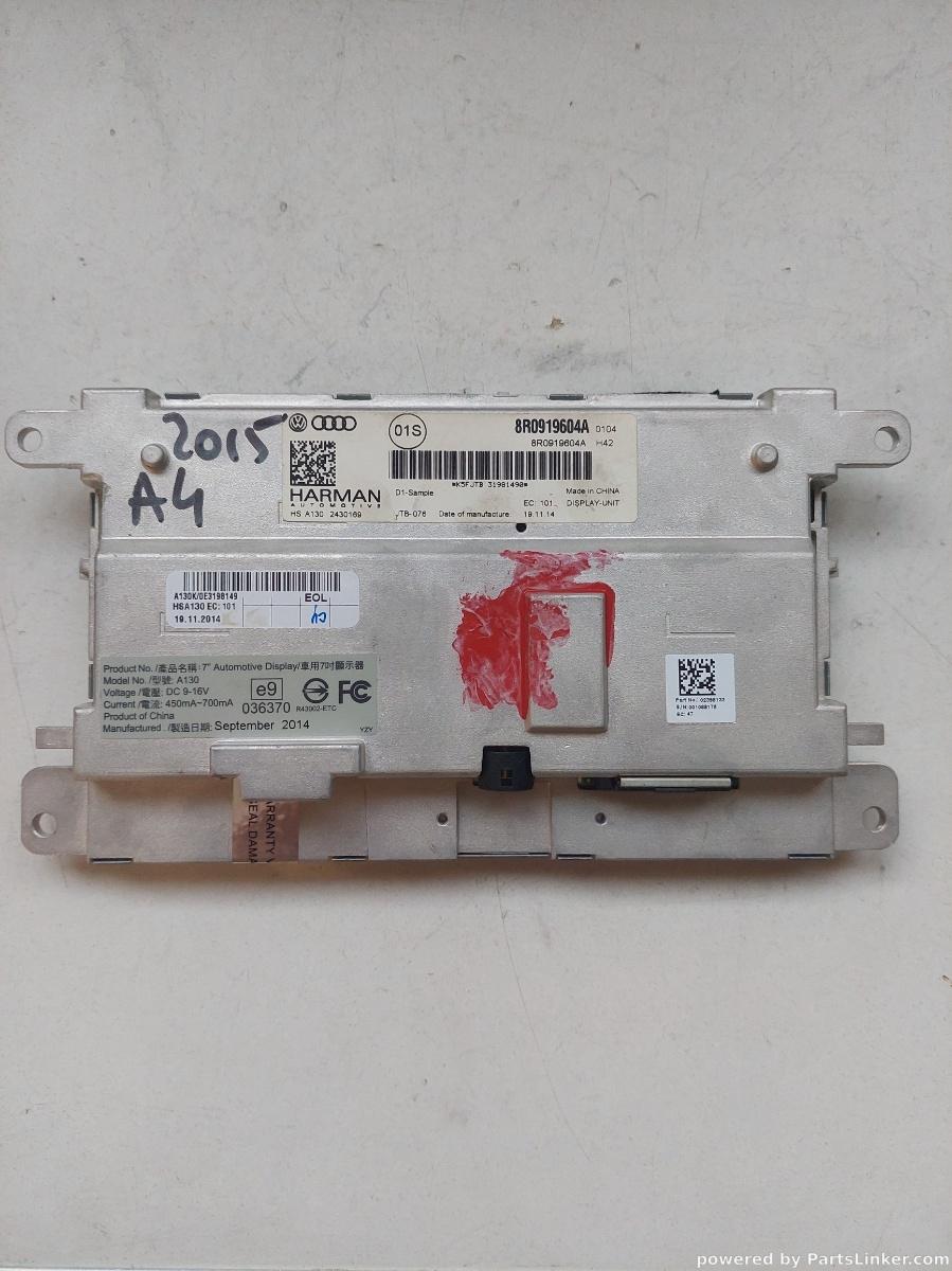 Display AUDI A4 V Saloon (8W2, B9) [ 2015 - > ] OEM 8r0919604a
