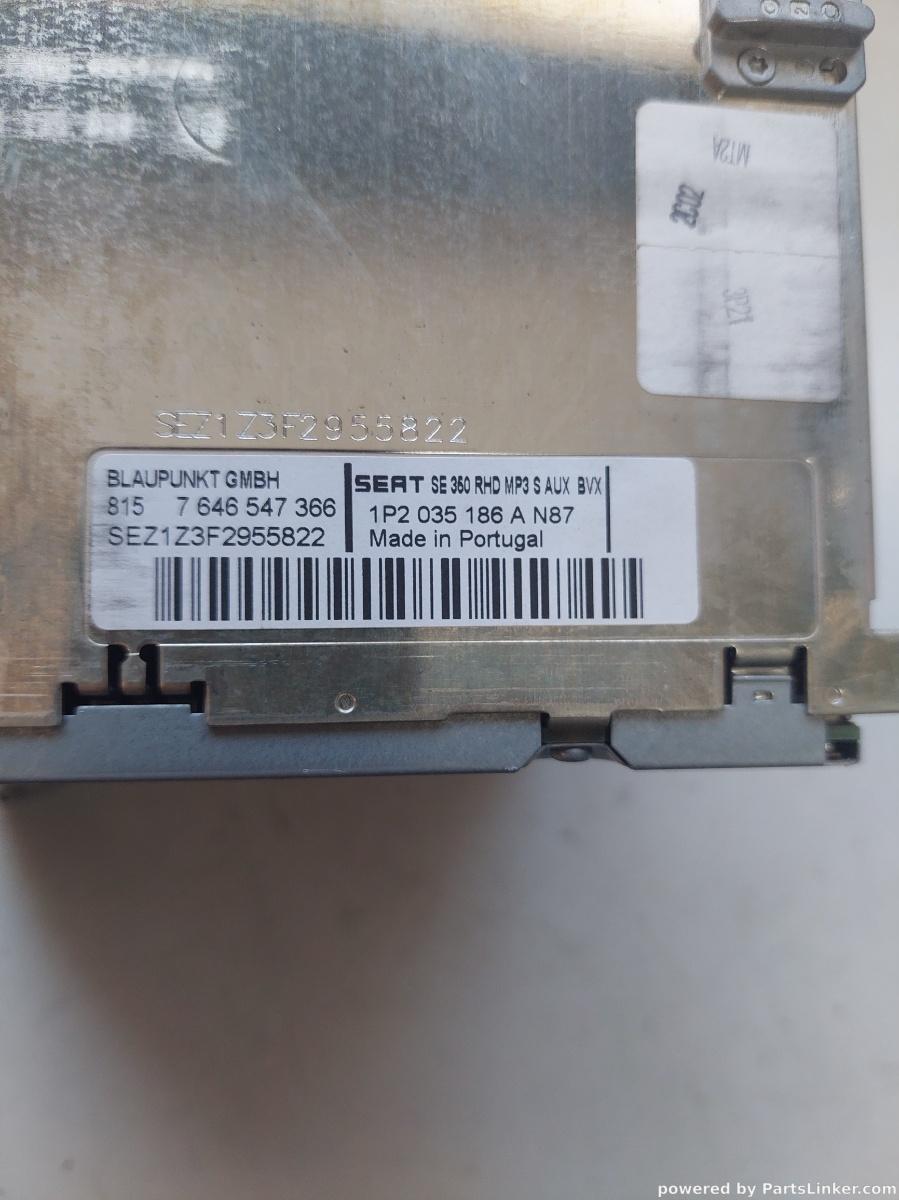 CD player auto SEAT LEON (1M1) [ 1999 - 2006 ] OEM 7646547366 – foto 3