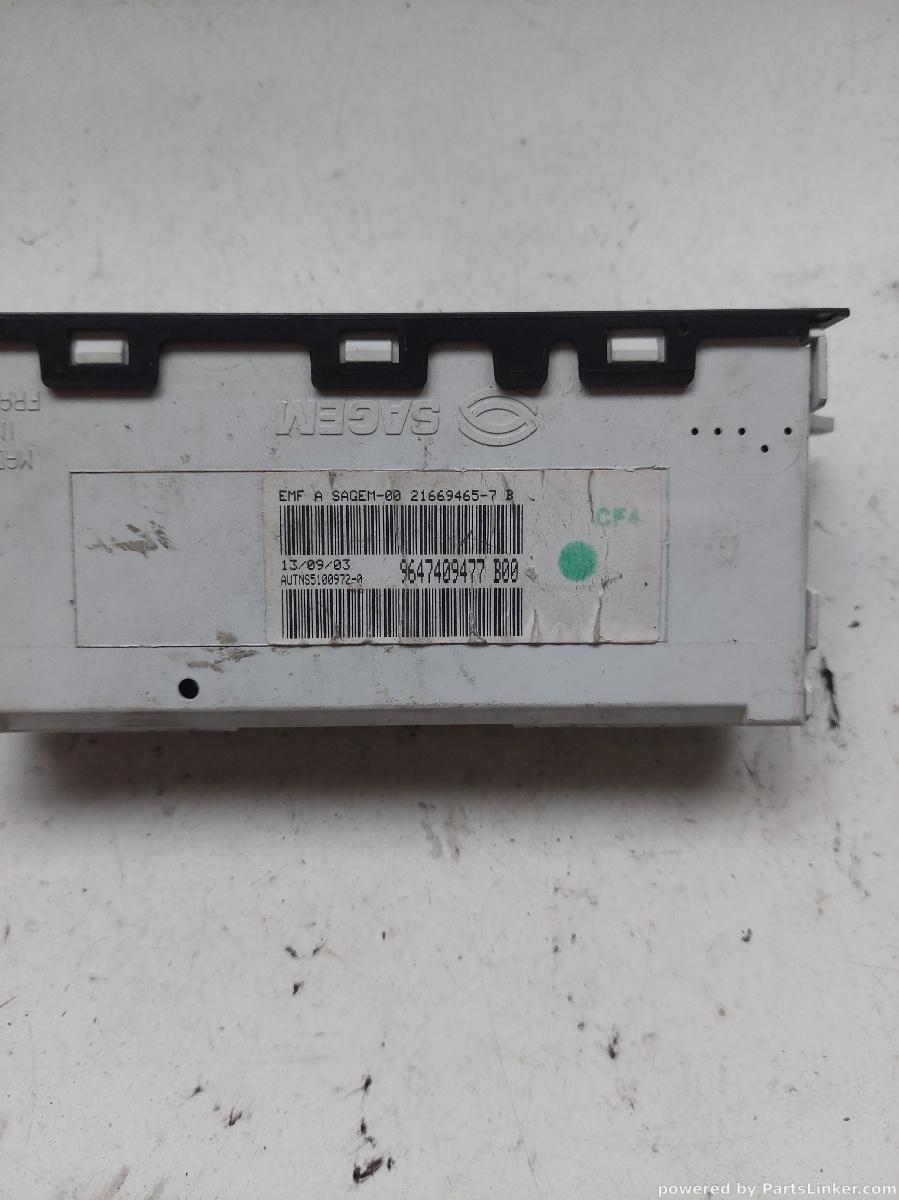 Display CITROËN C3 I (FC_, FN_) [ 2002 - > ] OEM 9647409477 – foto 2