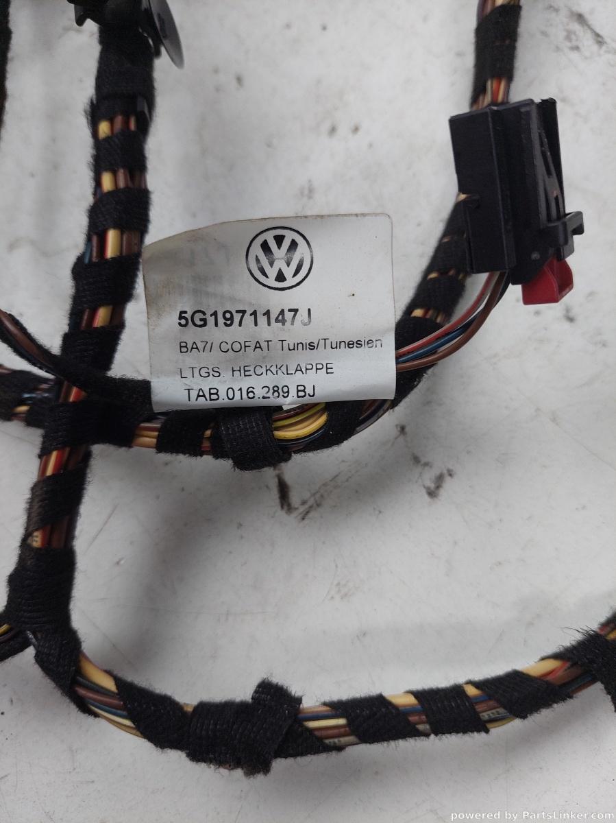 Cablaj hayon/portbagaj VOLKSWAGEN GOLF VAN VII Variant BA5 2013 - 2017 5g1971147j – foto 2