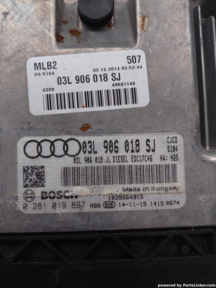 Calculator ECU AUDI A4 IV Avant (8K5, B8) [ 2007 - 2015 ] BOSCH 0281019897 OEM 03l906018sj – foto 2