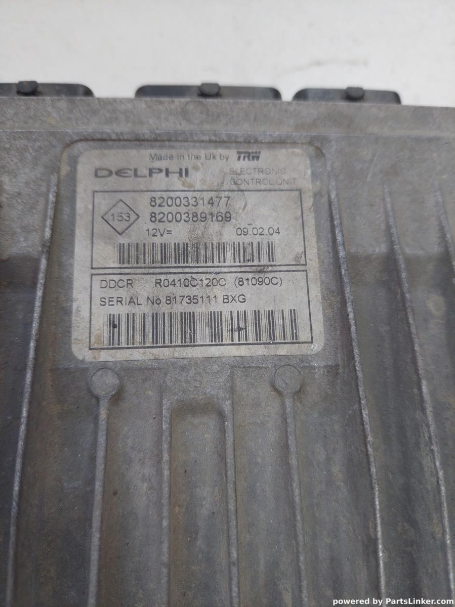 Calculator ECU RENAULT CLIO II (BB0/1/2_, CB0/1/2_) [ 1998 - > ] Delphi 8200389169 OEM 8200331477 – foto 2
